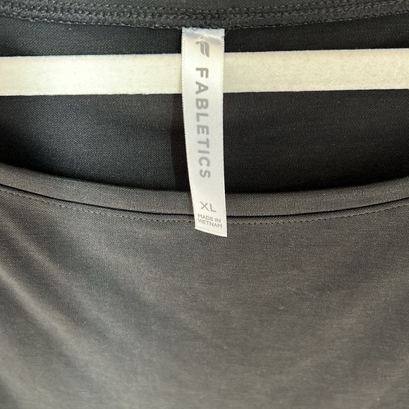 Fabletics Black Boatneck Top XL - Picture 3 of 5